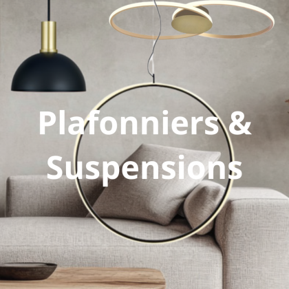 PLAFONNIERS & SUSPENSIONS